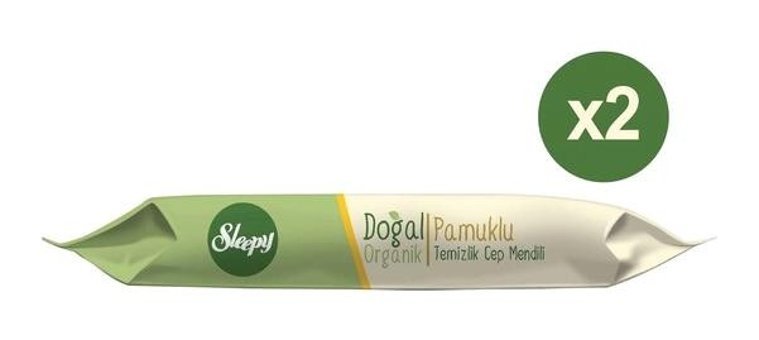 Sleepy Doğal 300 Yaprak 10'lu x 2 Adet Islak Mendil