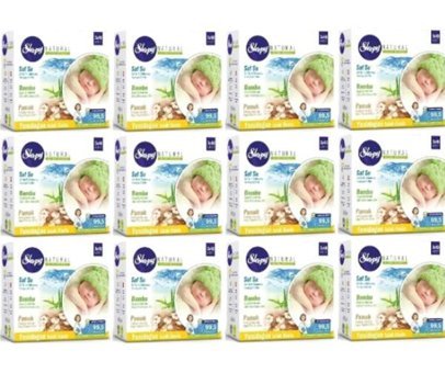 Sleepy Natural Ultra Hassas Yenidoğan 12 Yaprak 3'lü Islak Mendil