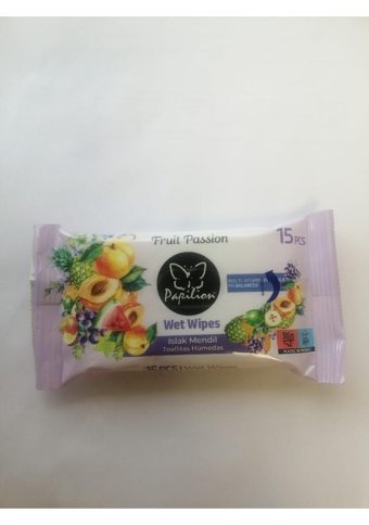 Papilion 15 Yaprak Islak Mendil