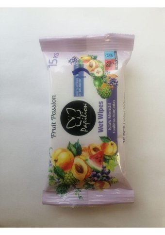 Papilion 15 Yaprak Islak Mendil