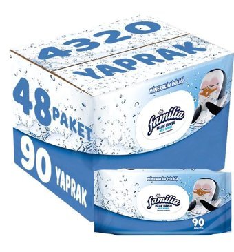 Familia Mineralin İyiliği 90 Yaprak 48'li Islak Mendil