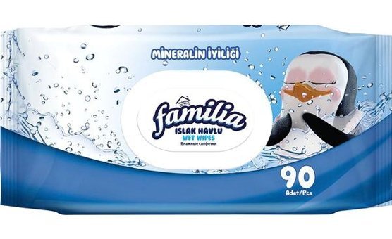 Familia Mineralin İyiliği 90 Yaprak 48'li Islak Mendil