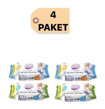 Alo Baby Ekopack 120 Yaprak 4'lü Islak Mendil