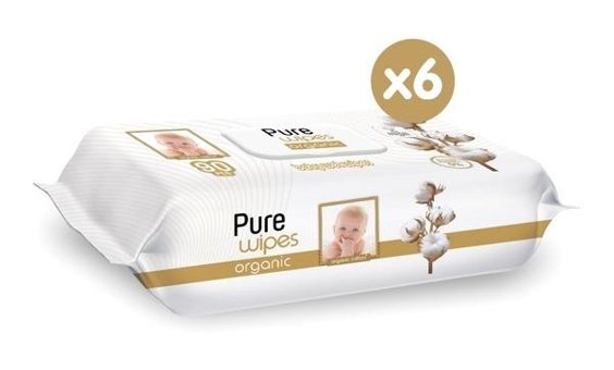 Pure Baby Wipes Organik 540 Yaprak Islak Mendil