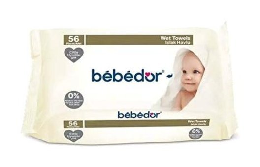 Bebedor Yenidoğan 56 Yaprak Islak Mendil