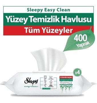 Sleepy Easy Clean 100 Yaprak 4'lü Islak Mendil