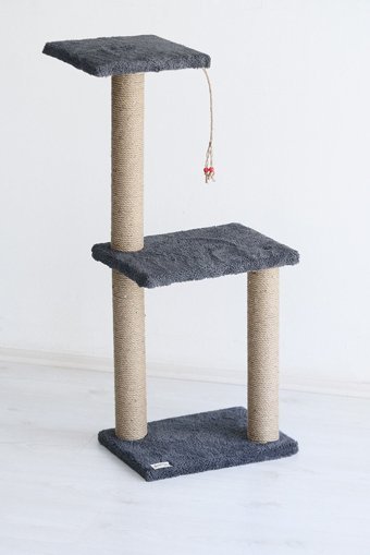 Kayton Oturaklı Oyuncaklı Katlı 86 cm Kedi Tırmalama Tahtası