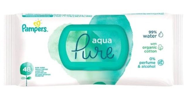 Prima Pampers Aqua Pure Yenidoğan 48 Yaprak 6'lı Islak Mendil