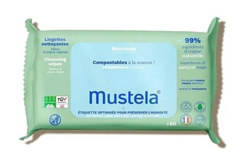 Mustela Yenidoğan 60 Yaprak Islak Mendil