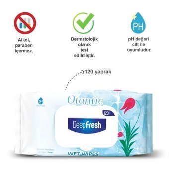 Deep Fresh Otantik 120 Yaprak Islak Mendil