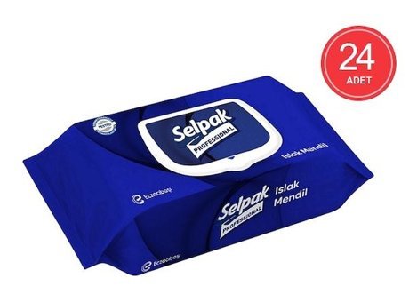 Selpak Professional 60 Yaprak 24'lü Islak Mendil