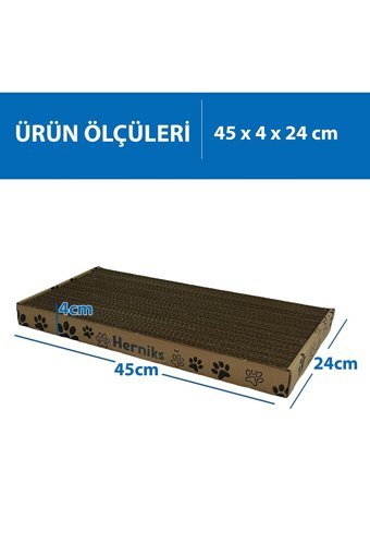 Herniks Kedi Otlu 44 cm Kedi Tırmalama Kartonu