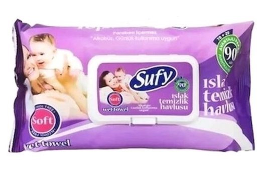Sufy Plus 90 Yaprak Islak Mendil