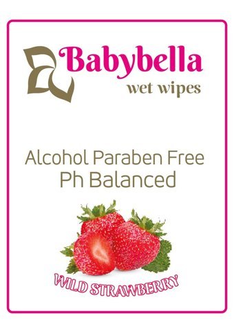 Babybella Wild Strawberry 120 Yaprak 12'li Islak Mendil