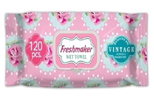 Freshmaker Vintage 120 Yaprak 6'lı Islak Mendil