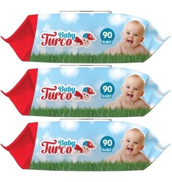 Baby Turco Klasik 90 Yaprak 4'lü Islak Mendil