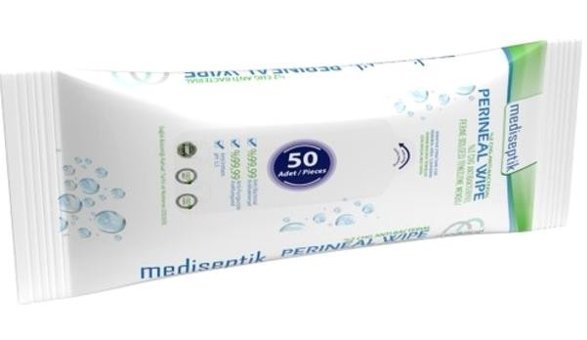 Mediseptik Antibakteriyel 50 Yaprak Islak Mendil