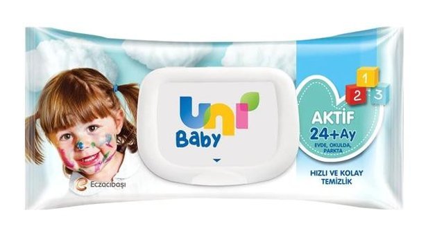 Uni Baby 90 Yaprak 12'li Islak Mendil