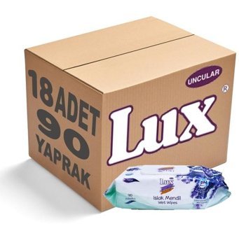 Lux Lavantalı 90 Yaprak 18'li Islak Mendil