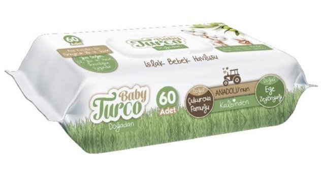 Baby Turco Doğadan Yenidoğan 60 Yaprak 24'lü Islak Mendil