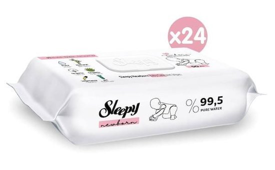 Sleepy Devam Yenidoğan 50 Yaprak 24'lü Islak Mendil