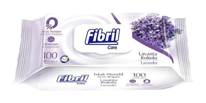 Fibril Lavanta Kokulu 90 Yaprak 24'lü Islak Mendil