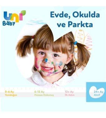 Uni Baby Aktif Hijyen 72 Yaprak 12'li Islak Mendil