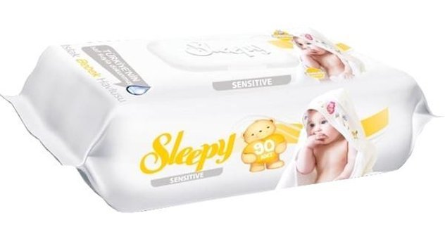 Sleepy Sensitive 90 Yaprak 12'li Islak Mendil