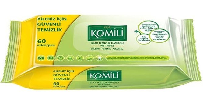 Komili KML-781020 Zeytinyağlı 60 Yaprak 36'lı Islak Mendil