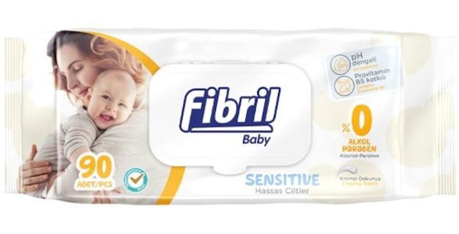 Fibril Baby Sensitive 90 Yaprak 6'lı Islak Mendil