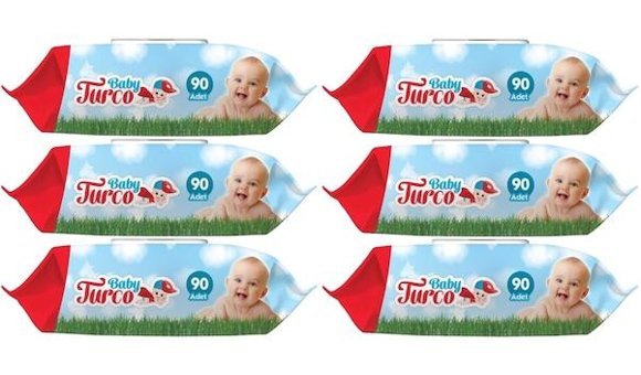 Baby Turco Klasik 90 Yaprak 7'li Islak Mendil