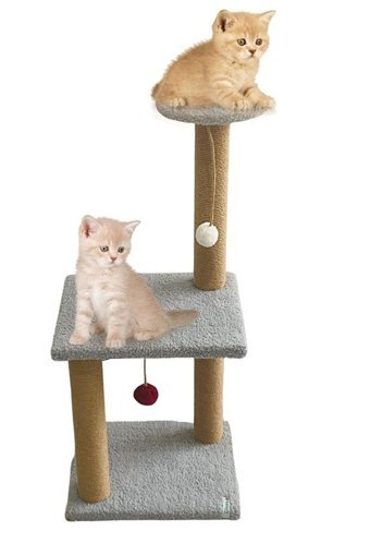 Nursoft Oyuncaklı Katlı 80 cm Kedi Tırmalama Direği