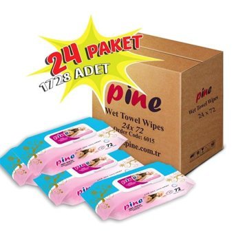 Pine 72 Yaprak 24'lü Islak Mendil
