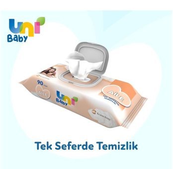 Uni Baby Aile 90 Yaprak 6'lı Islak Mendil