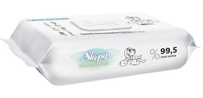 Sleepy Bio Natural Yenidoğan 40 Yaprak Islak Mendil