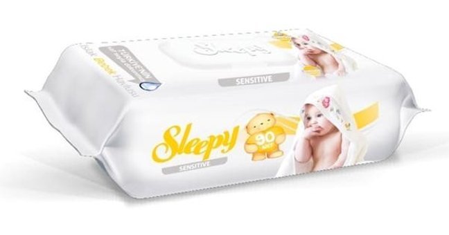 Sleepy Sensitive Yenidoğan 90 Yaprak Islak Mendil