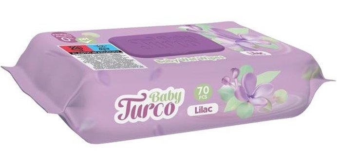 Baby Turco Leylak Kokulu 70 Yaprak 36'lı Islak Mendil