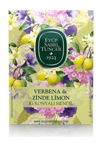 Eyüp Sabri Tuncer 65 Derece Verbena & Zinde Limon Kolonyalı 30 Yaprak Islak Mendil