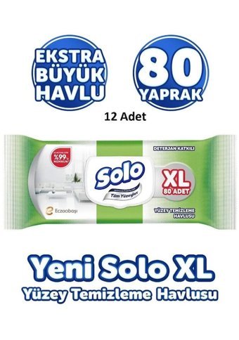 Molfix Tüm Yüzeyler Antibakteriyel 80 Yaprak 12'li Islak Mendil
