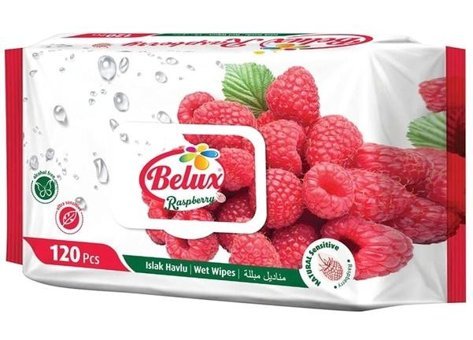 Belux Ahududu Kokulu 120 Yaprak Islak Mendil