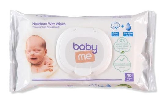 Baby Me Yenidoğan 40 Yaprak 3'lü Islak Mendil