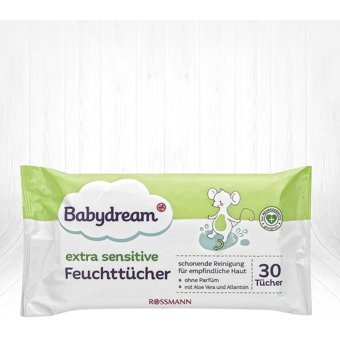 Babydream Aloe Veralı 30 Yaprak Islak Mendil