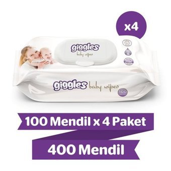 Gi?ggles Baby Wipes 100 Yaprak 4'lü Islak Mendil
