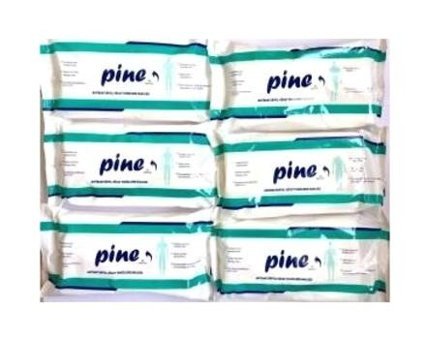 Pine Antibakteriyel 52 Yaprak 6'lı Islak Mendil