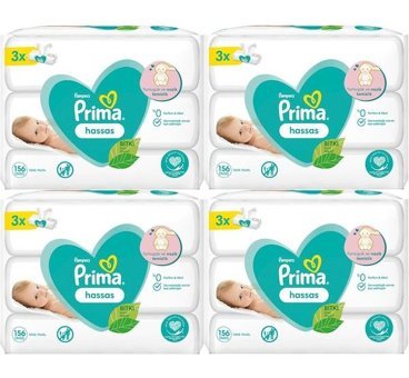 Prima Hassas Ciltler Yenidoğan 52 Yaprak Islak Mendil