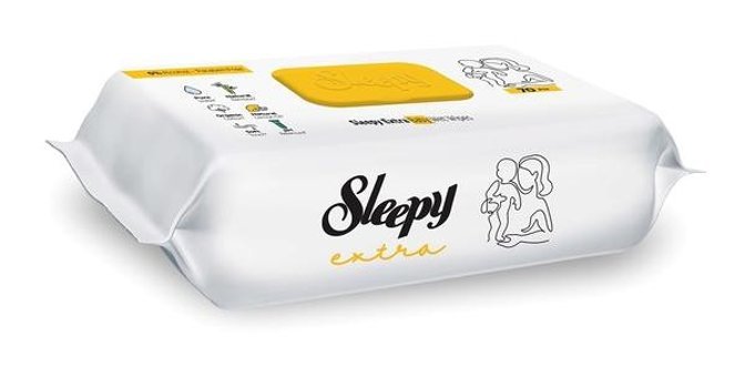 Sleepy Extra 70 Yaprak 3'lü Islak Mendil