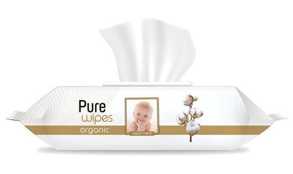 Pure Baby Wipes Organik 90 Yaprak Islak Mendil