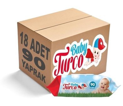 Baby Turco Klasik 90 Yaprak 18'li Islak Mendil