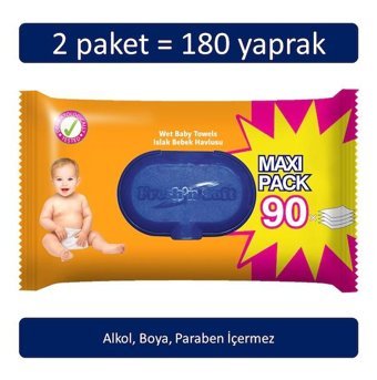 Fresh'n Soft 90 Yaprak 2'li Islak Mendil