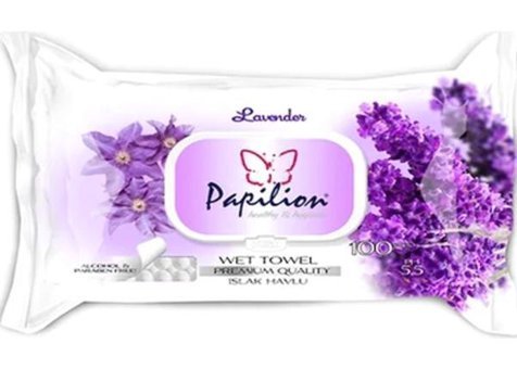 Papilion Lavanta Kokulu Yenidoğan 100 Yaprak Islak Mendil